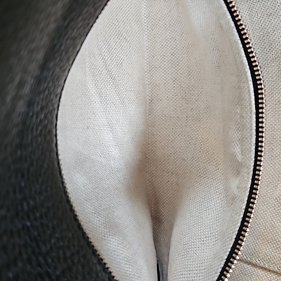 Gucci Soho Tassel Clutch Black Leather GG Logo - Picture 13 of 16